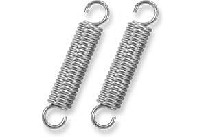 GUNGY Zugfedern mit Haken Edelstahl Zugfeder Spannfeder 60mm Außendurchmesser 12mm Drahtdurchmesser 2mm Maximale Zugkraft 12kg 2x12x60mm 2 Stück