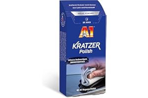 DR. WACK A1 Kratzer Polish 50 ml inkl. Mikrofasertuch - Kratzer-Entferner für Autos - Polierpaste für Lack & Kunststoff - Autopolitur für mehr Glanz - Hochwertige Autopflege