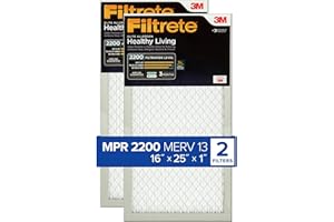 Filtrete Premium Healthy Living Filter, EA01-2PK-6E