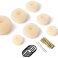 Set per realizzare chignon, con 7 ciambelle per chignon, 5 elastici per capelli, 20 forcine per capelli, per acconciature chi