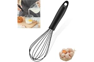 HAIERDIDI Batidor de varillas de silicona para cocina, globo de silicona de grado alimenticio, batidor de huevos, utensilios de cocina para mezclar, batir y mezclar