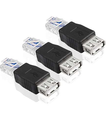 Adattatore Ethernet Angolare RJ45 Spina-presa &ndash; SYSTEM-S, Cavo LAN A 90 Gradi