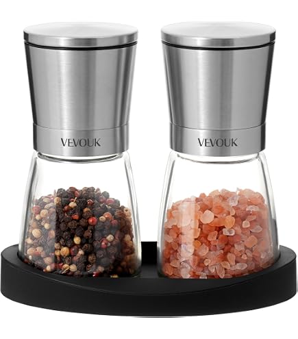 Mini Moulin à Poivre Et Sel Portable En Céramique Réglable - Idéal Pour Sel De L'Himalaya, Grains De Poivre, Parfait Cadeau De Cuisine