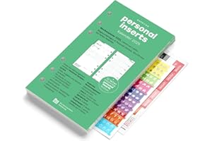 ‎WEEKVIEW weekview Personal-Einlagen 2025 A6 | 1 Woche auf 2 Seiten, inkl. 64 S. Notizteil, Griffregister, Filofax-Lochung