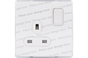 Schneider Electric - Ultimate screwless transparent Creates a seamless, unblemished design by matching to your favourite wallpaper or unique family photography. - Transparent - GGBGU3410CLRR