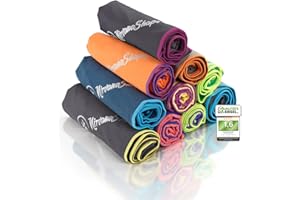 NirvanaShape Mikrofaser Handtuch - Reisehandtuch, Badetuch für Urlauber in vielen Farben - kompakte, schnelltrocknende Microfaser Handtücher als Strandtuch, Sporthandtuch - für Reisen, Camping, Sport