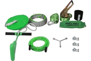 Trelines-No aplicable Diapositiva con Freno, Color Verde/Negro (Life is Better Outside NA847131)