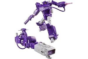 Transformers Studio Series The Transformers: The Movie Shockwave Voyager Class, omvandlande actionfigur på 16,5 cm, robotleks
