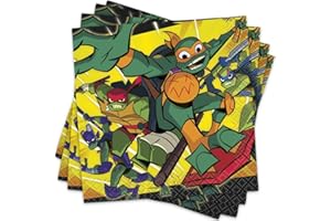 Unique The Teenage Mutant Ninja Turtles Getränke-Servietten, 12,7 x 12,7 cm, 16 Stück