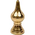 Spillbox Traditional Handcrafted Brass Temple Top Kalash | Gopuram kalasam | Thazhikakkudam | Kumbham | Purnakumbha Pital Wood - Home Temple kalasam - Mugali Kalas