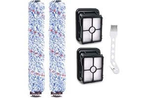 K KUMEED Accessories pour Bissell Crosswave 3 en 1 Aspirateur Brosse de Rechange Filtre de Rechange pour Aspirateur compatible Bissell 17132 et 2225N Series