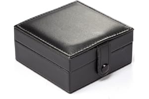 TREEWETO Boîtier de Rangement de Boîte de Montre de Poche en Cuir PU