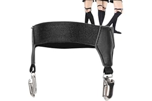 Reggicalze per Calzini, ANGGREK Doppia Clip per Calzini in Metallo Reggicalze per Calzini Regolabili Reggicalze per Bretelle Clip Antiscivolo per Donna e Uomo