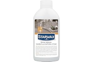 STARWAX - Shine Restorer for Marble and Natural Stone - Cleans, Revives and Shines - Polishes and Restores Shine - Removes Limescale Deposits - 250ml