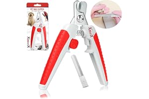 XEEMYX Dog Nails Clippers with Nail File - A Perfect Pet Grooming Tool