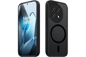 Tawarror Magnetyczne etui do OnePlus 13, kompatybilne z MagSafe, półprzezroczyste matowe etui do OnePlus 13 PC tył odporny na zarysowania TPU odporny na uderzenia odporny na odciski palców cienki