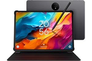 TCL NXTPAPER 14 Tablet with Flipcase and T-Pen, 14.3" 2.4K NXTPAPER Display, 256GB Storage, 8GB RAM (+8GB RAM Expansion), 10,000mAh Battery, 33W PD Fast Charging, Android WiFi Tablet, Gray