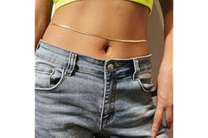 Bohend Punk Metallico Catena in vita Oro Catena del corpo Semplice Discoteca Accessori bikini Per Donne E Ragazza