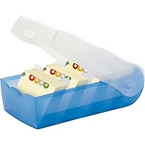 HAN Croco A8 Flashcard Box - Translucent Pink Vocabulary Learning System