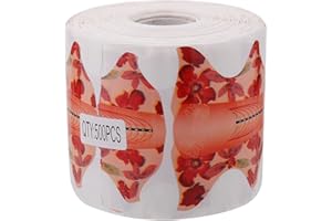 ANSELF 500X Pegatinas Moldes Guías Autoadhesivas para Uñas (#1)