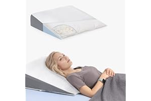 HAVARGO Keilchenkissen für Bett und Couch, Matratzenkeil, Reflux Kissen [Herausnehmbare Innenpolsterung], Lesekissen für Schlaferhöhung, Rückenkissen als Bed Headboard, Bettaufsteher