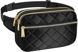 Kivors Bum Bag for Ladies Women Men Fanny Pack Waist Bag Adjustable Belt Small Waist Pouch Bumbag for Travel Workout Running Cycling Hiking Dog Walking