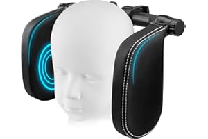 LOCINTE Poggiatesta Auto, Ruotabile a 360° Poggia Testa da Auto Sonno per Bambini e Adulti