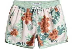 MaaMgic Bañador 5.5" Hombre de Natación Secado Rápido Interior de Malla 4-Way Stretch