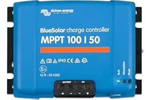 Victron Energy BlueSolar MPPT Laderegler - Solar Laderegler - 100V 50 Amp 12/24-Volt