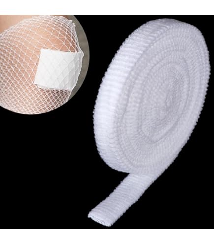Bande Pansement Pansement En Maille élastique,Bandage De Pansement En Filet Tulle Gras Cicatrisant