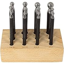 Set 9 Punte Per Punzonatura - Acciaio Durevole Per Lavori Pesanti - Foto 9