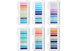 LYLIDIA 2400pcs Marque Page Adhesif Post It Marque Page Onglets d'index Tabs Inscriptibles Marqueur de Page Sticky Notes Autocollant Étiquettes Séparateur Livre Cahiers (Morandi)