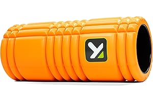 TriggerPoint Grid Foam Roller - Esterno a densità Multipla, Anima Rigida - apprezzato da terapisti e Atleti - Densità Standard, Include Video di Istruzioni Online, 33 cm