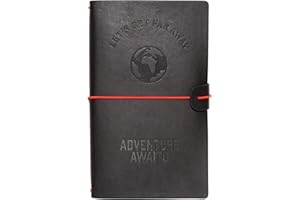 GRUPO ERIK Erik Official Wanderlust Travel Journal - PU Leather Journal Notebook - Diary Journal - Travel Notebook - Travel Accessories - Travel Gifts - Travel Gift - Cute Gifts