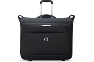 DELSEY Paris Sky Max 2.0 Two Wheel Garment Bag, Black, Black, Sky Max 2.0 Two Wheel Garment Bag