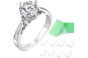 Feramox Invisible Ring Size Adjuster for Loose Rings Ring Adjuster Fit Any Rings, Assorted Sizes of Ring Sizer