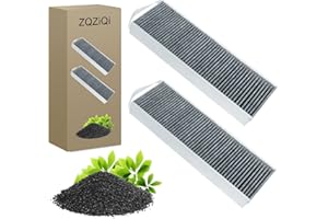 ZQZIQI 2 Stück Aktivkohlefilter für Bora Pure/X Pure/S Pure,PUAKF Filter Zubehör Ersatzfilter für Bora PURU oder PUXU Umluftkochfeld,Hochwertiges Aktivkohlefilter with 5-Layer Filtration System