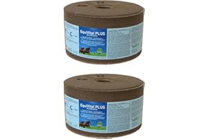 IMIMA Salt Lick for Horses – EquiVital PLUS Mineral Block with Biotin, Vitamins & Mediterranean Sea Salt – Set 2 x 3kg – Supports Hoof Growth, Immunity & Fertility for Horses