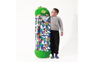 ETRAVEL Śpiwór dziecięcy z poduszką, poduszka Nappers śpiwór składany śpiwór 2 w 1 miękki ciepły śpiwór poduszka