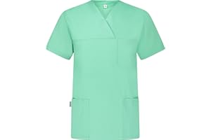 B-well Medical Uniforms & Scrubs Angel Unisex Professional Healthcare Scrub Top Men Scrub Top Women Slip-On & V-Neck