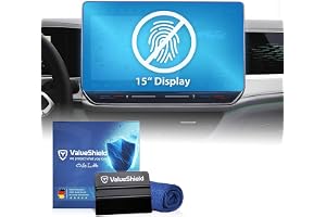 ValueShield Skärmskydd, matt lämpligt för VW Tayron 2025–2030 | Anti-fingeravtrycksfolie för 15-tums Discover Pro Max-skärm, pekskärm, radio, navigering, multimedia, infotainment