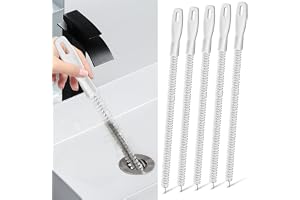 5 st avloppsrengöringsborste, 45 cm flexibel rörborste | Röravloppsborste, rengöringsborstar avlopp handfat, avloppsdragare v