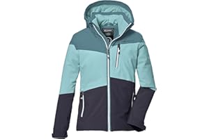 killtec Girl's Functional Hood and Snow Guard/Outdoor Jacket is Waterproof