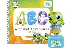 LeapFrog Leapstart Reading Buddies: ABC Alphabet Adventures with Music, Educational Fun, Alphabet & Musical Skills, Compatible with LeapStart Systems, Suitable For Ages 2, 3, 4+ Years, English Version