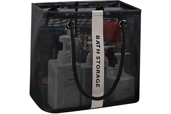 Tote Beach Bag, Mesh Beach Bag Tvättbar hopfällbar resväska med kapacitet