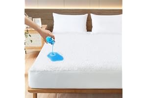 Col & Cor Protector de Colchón/Cubre Colchón Ajustable, de Rizo, Impermeable y Transpirable | Tratamiento Antiácaro Sanitario, Especial Visco, Tacto Coralina Resistente, Funda (Cama 135 x 190/200 cm)