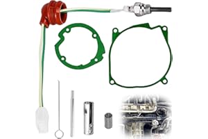 Vaileal Glow Plug Repair Kit, Auxiliary Heater Ceramic Glow Plug, 12V 24V 5KW 8KW Parking Diesel Heater Ignition Kit with Filter, With Removal Fitting Tool Diesel