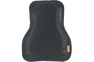 SaferCCTV 3D Mesh Motorcycle Seat Pad with Air Cooling Motorcycle Seat Cover Breathable Seat Cover S