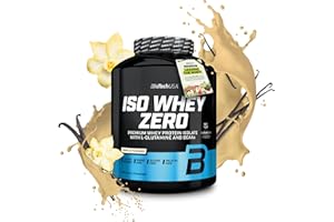 BioTechUSA Iso Whey Zero | Premium Whey Protein Isolate | Grass-Fed | Enzyme-Free | Sugar- and Gluten-free, 1816 g, Vanille
