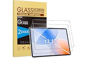 SPARIN 2 Pièces Protection d’écran Pour Samsung Galaxy Tab S10 FE+/FE Plus 13.1", Verre Trempé pour Galaxy Tab S10 FE Plus 2025, Vitre Protecteur Anti Rayures, 9H Dureté, Ultra-Clair